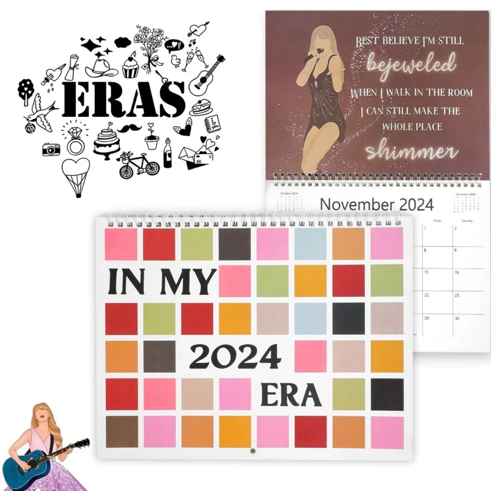 In My 2024 Era Calendar | Taylor Swift Calendar | Eras Tour Calendar
